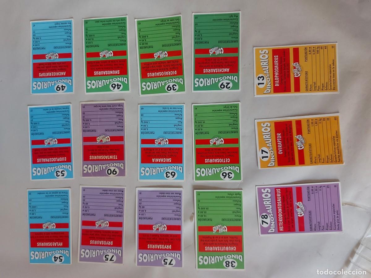 Coleccionismo cromos antiguos: 15 cromos dinosaurios - Foto 2