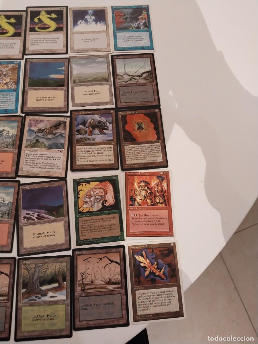 Coleccionismo cromos antiguos: Lote de 66 cartas de Magic - Foto 2