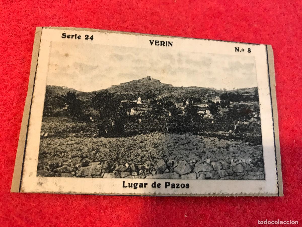 Collectable Antique Stickers: CROMO DE LAS BELLEZAS DE GALICIA. VER&Iacute;N. SERIE 24. N&ordm; 8. MEDIDAS: 8 X 5 CM