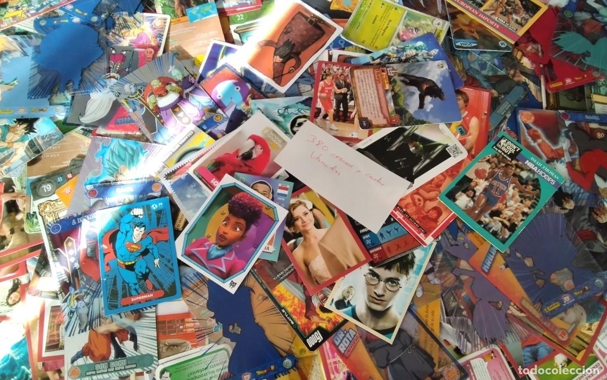 Coleccionismo cromos antiguos: LOTE DE APROX. 380 CROMOS Y CARTAS VARIADOS - Foto 1