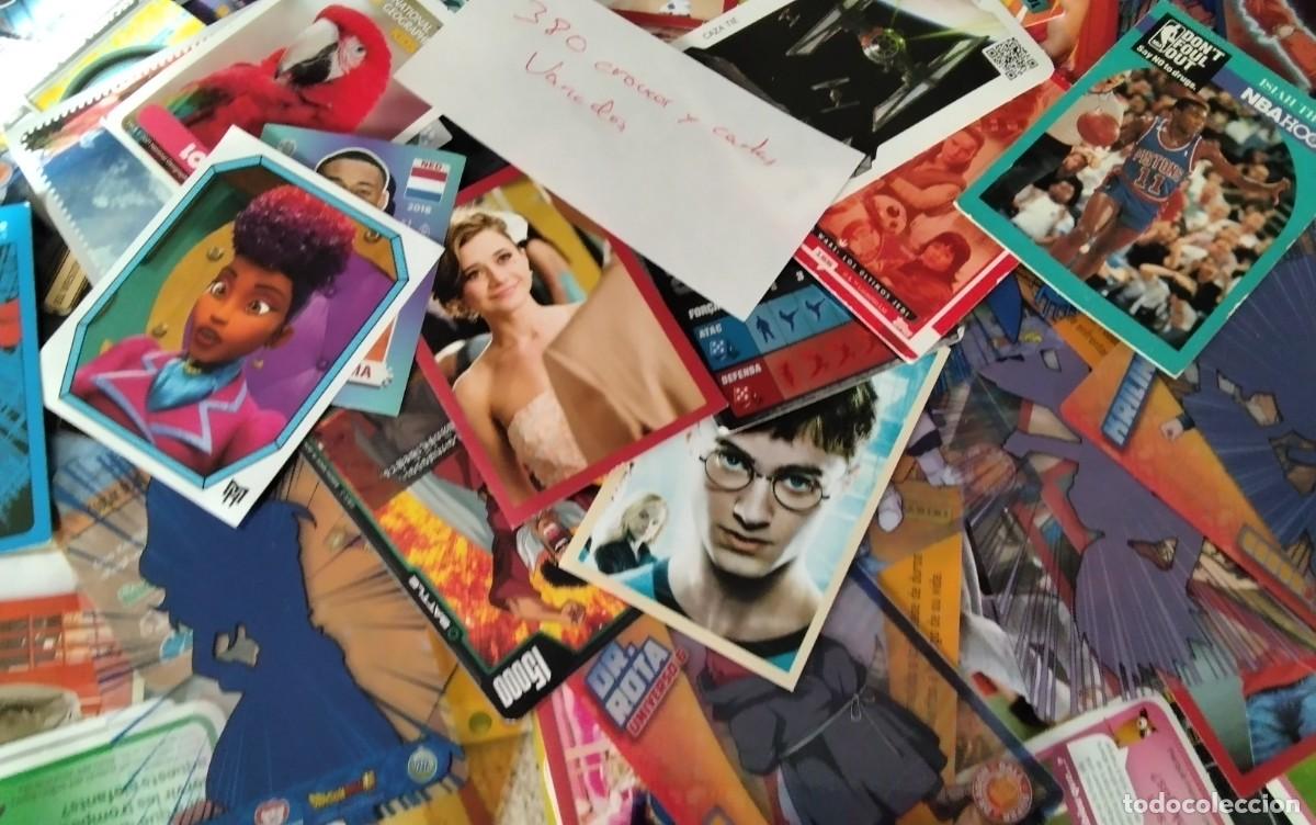 Coleccionismo cromos antiguos: LOTE DE APROX. 380 CROMOS Y CARTAS VARIADOS - Foto 2