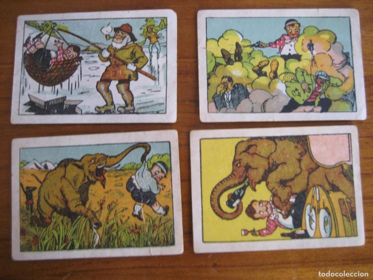 Coleccionismo Cromos antiguos: 4 antiguos cromos aventuras de fatty chocolates Torras . n&ordm; 17 - 24 - 21 - 15
