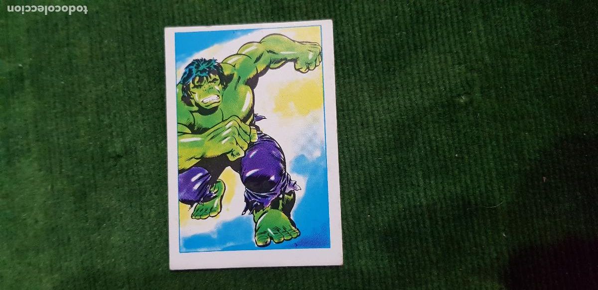 Coleccionismo cromos antiguos: SUPERHEROES-CROMO N&ordm;75 HULK - Foto 1