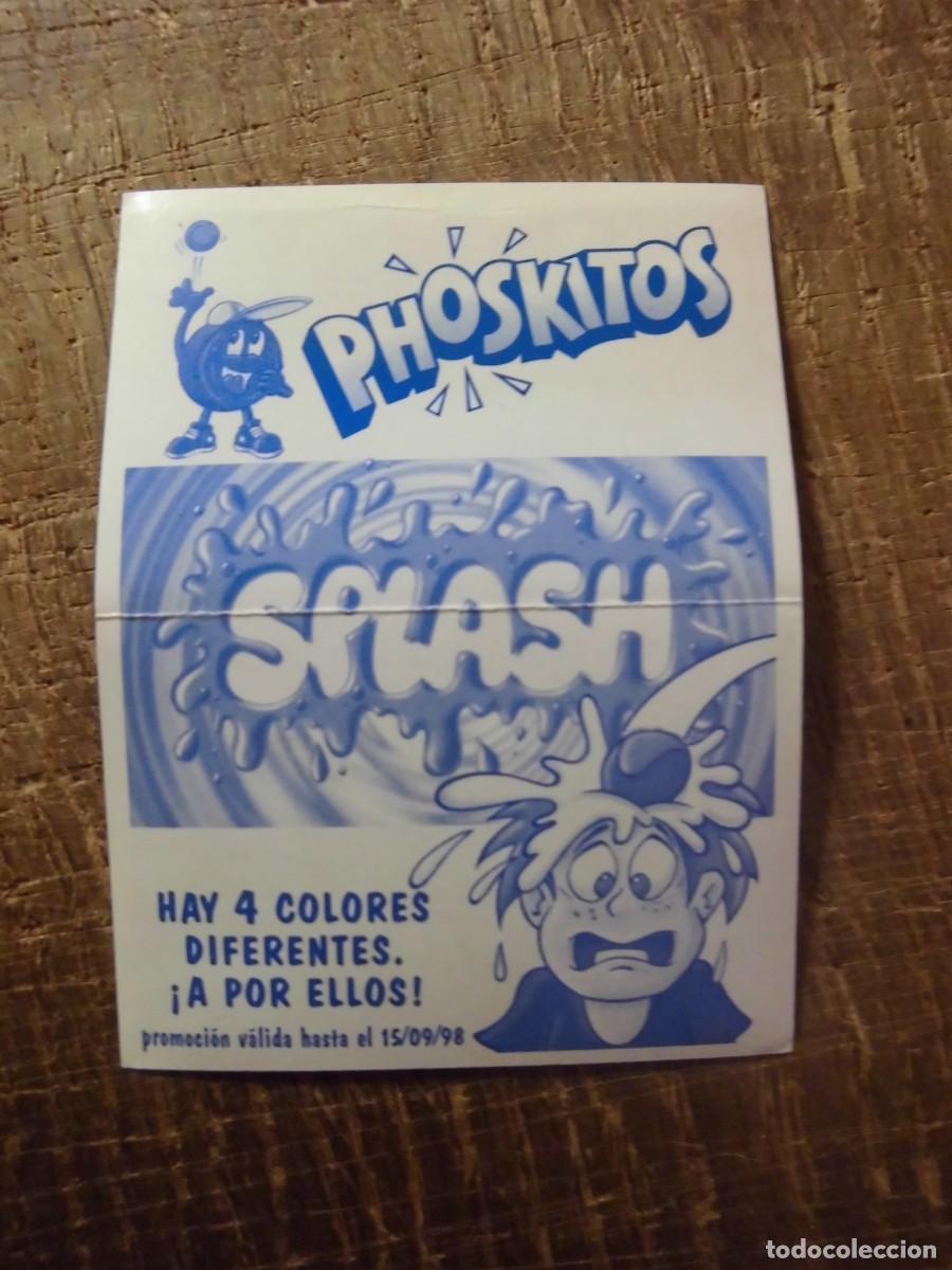 Coleccionismo cromos antiguos: CROMO SPLASH PHOSKITOS CHOF 1998 - Foto 2