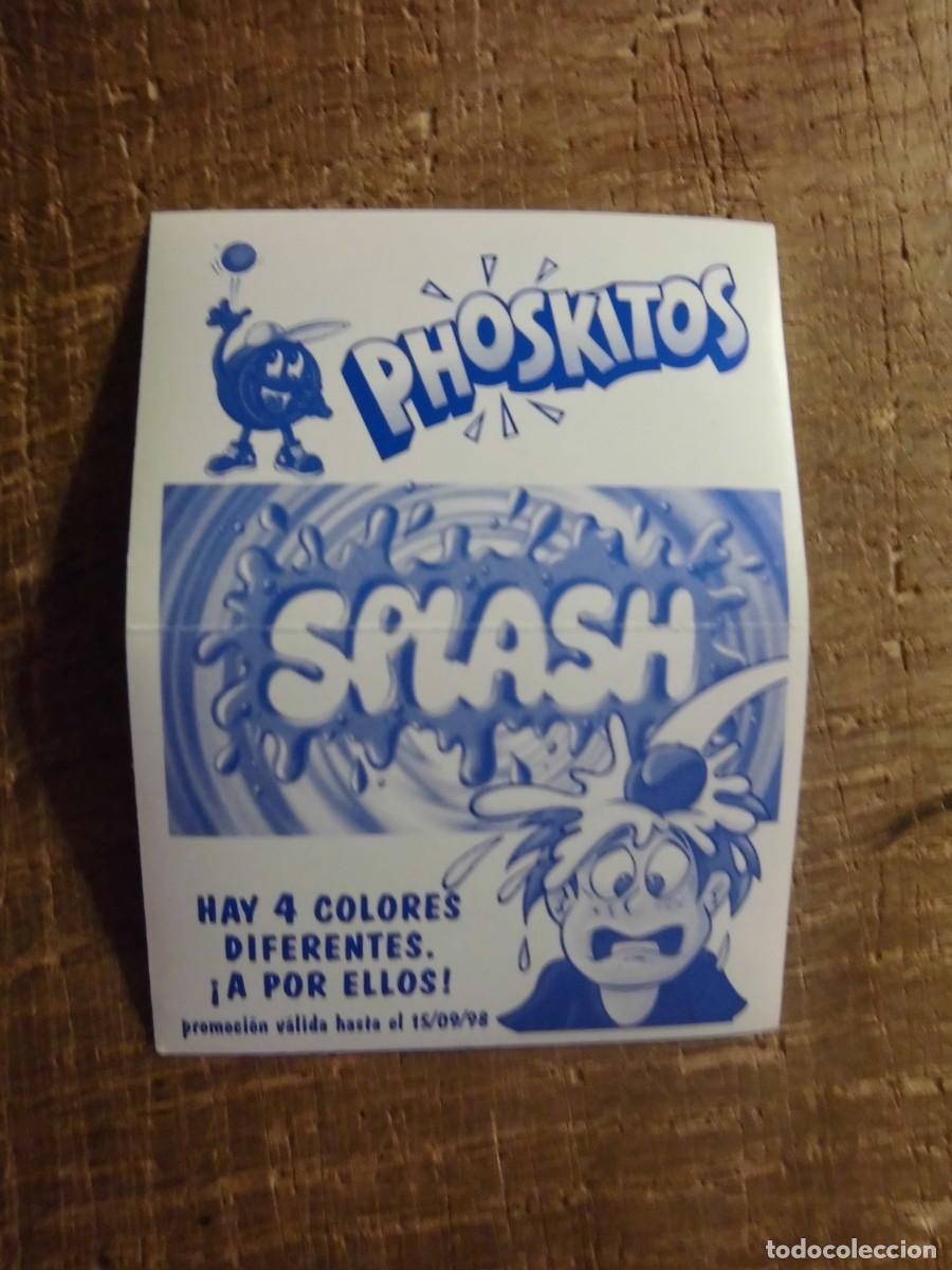 Coleccionismo cromos antiguos: CROMO SPLASH PHOSKITOS FISHHH 1998 - Foto 2