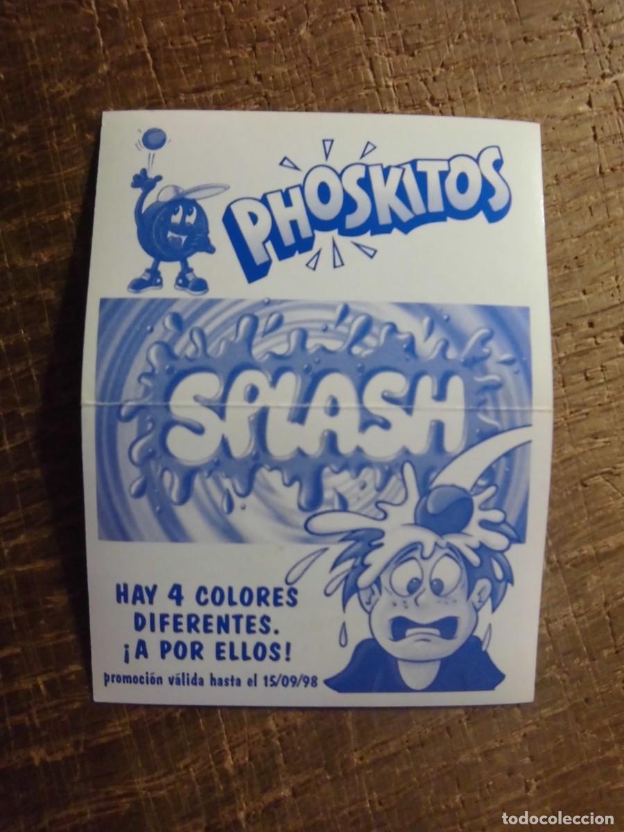 Coleccionismo cromos antiguos: CROMO SPLASH PHOSKITOS BRRR 1998 - Foto 2