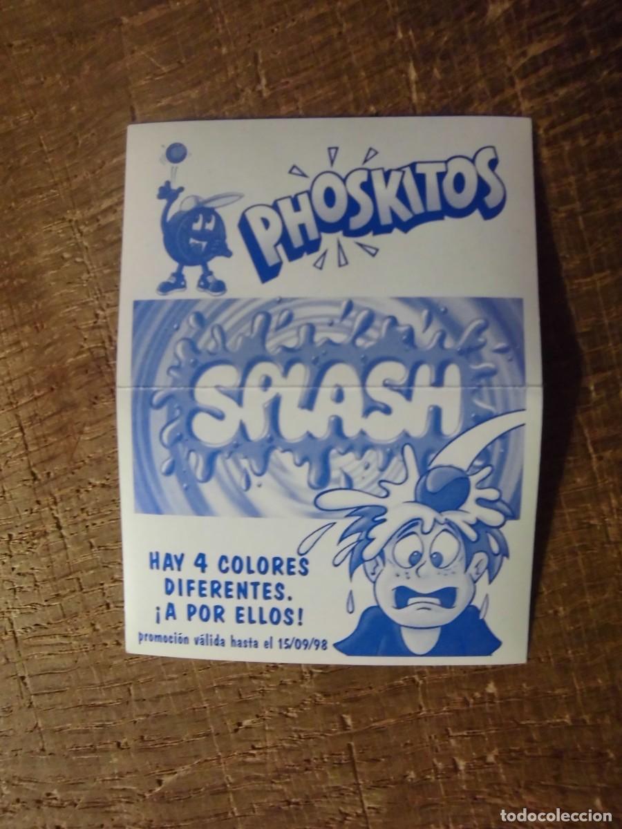 Coleccionismo cromos antiguos: CROMO SPLASH PHOSKITOS SCHAF 1998 - Foto 2