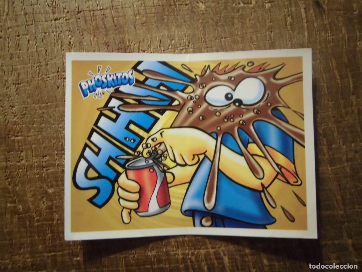 Coleccionismo Cromos antiguos: CROMO SPLASH PHOSKITOS SHHH 1998 TRASERA CON 1 PUNTO