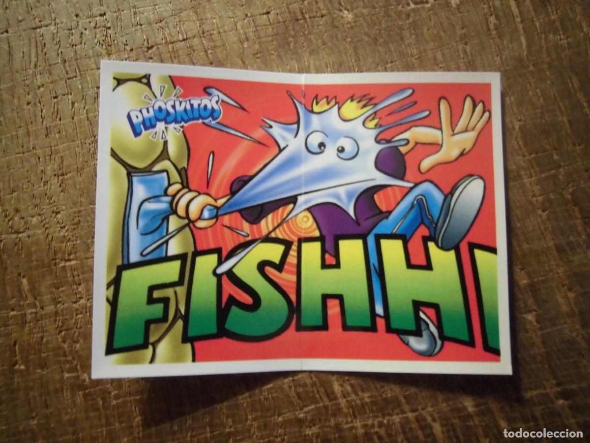 Coleccionismo Cromos antiguos: CROMO SPLASH PHOSKITOS FISHH 1998 TRASERA CON 1 PUNTO