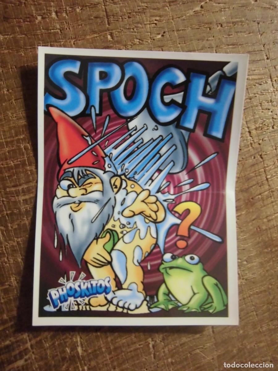 Coleccionismo Cromos antiguos: CROMO SPLASH PHOSKITOS SPOCH 1998 TRASERA CON 1 PUNTO