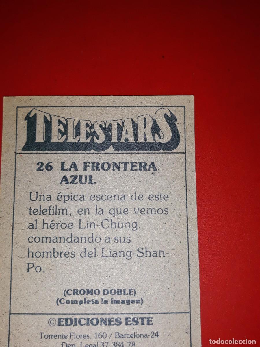 Coleccionismo cromos antiguos: TELE STARS cromo n&uacute;mero 26 - Foto 2