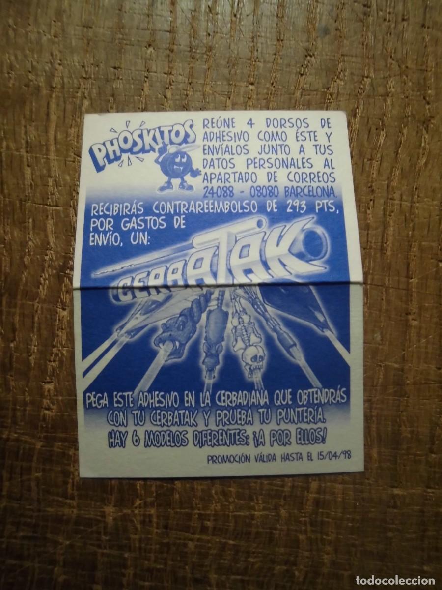 Coleccionismo cromos antiguos: CROMO CERBATAK PHOSKITOS 1998 - Foto 2