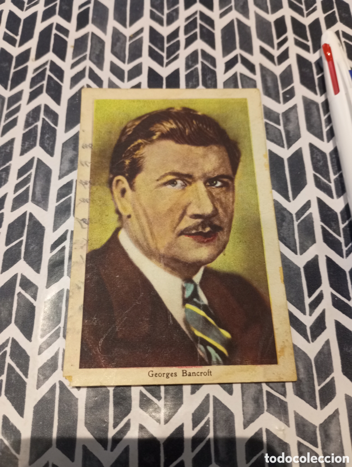 Coleccionismo cromos antiguos: CROMO - GEORGE BANCROFT - SERIE B - N&ordm; 4 - - Foto 1