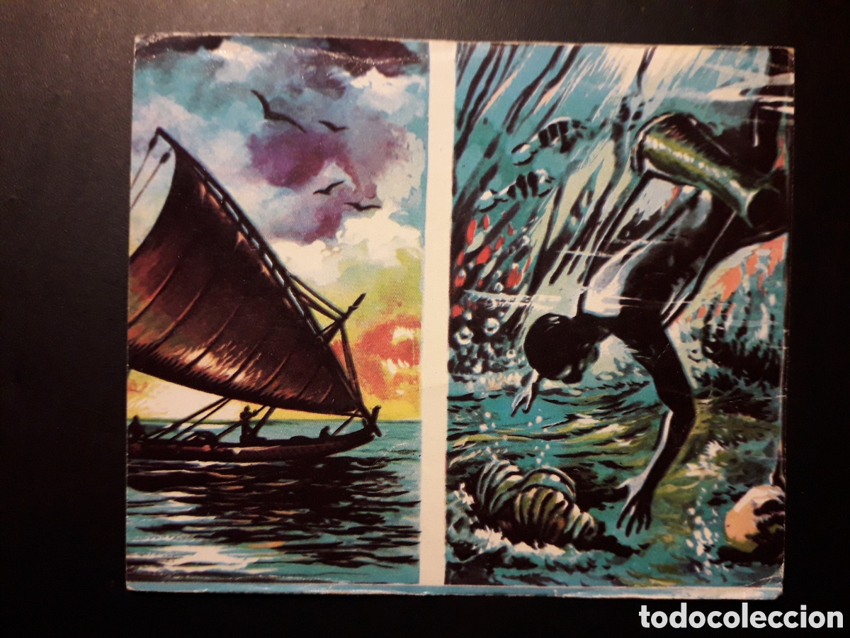 Colecionismo Cromos antigos: BUCEADOR POLINESIO, EL MUNDO SUBMARINO N&deg; 113 PRODUCCIONES EDITORIALES 1973 SIN PEG PEDIDO M&Iacute;NIMO 3&euro;