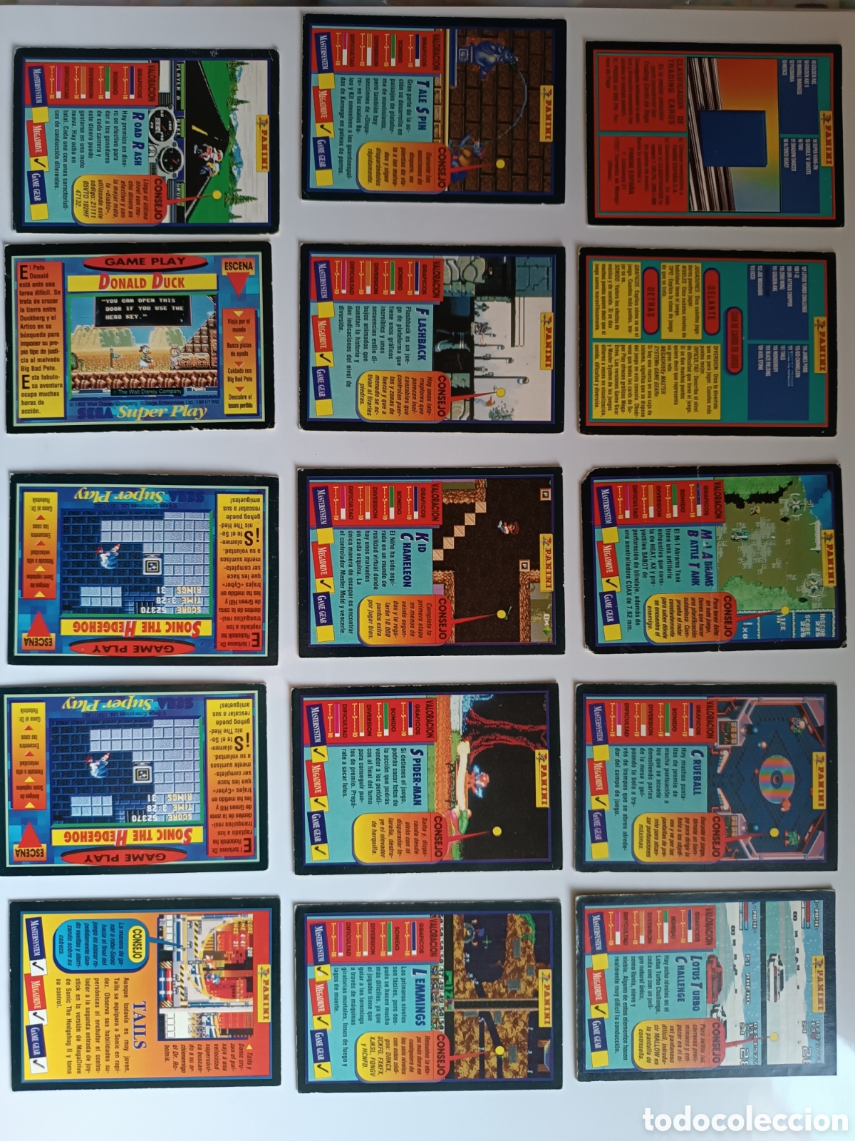 Coleccionismo cromos antiguos: Cards Sega Super Play - Foto 2