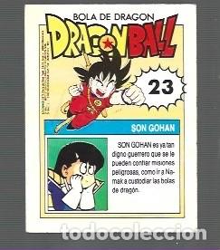 Coleccionismo cromos antiguos: CROMO DE BOLA DE DRAGON EDITOR ESTE DE SON GOHAN N&ordm; 23 - Foto 2
