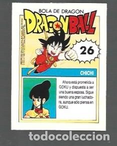 Coleccionismo cromos antiguos: CROMO DE BOLA DE DRAGON EDITOR ESTE DE CHICHI N&ordm; 26 - Foto 2