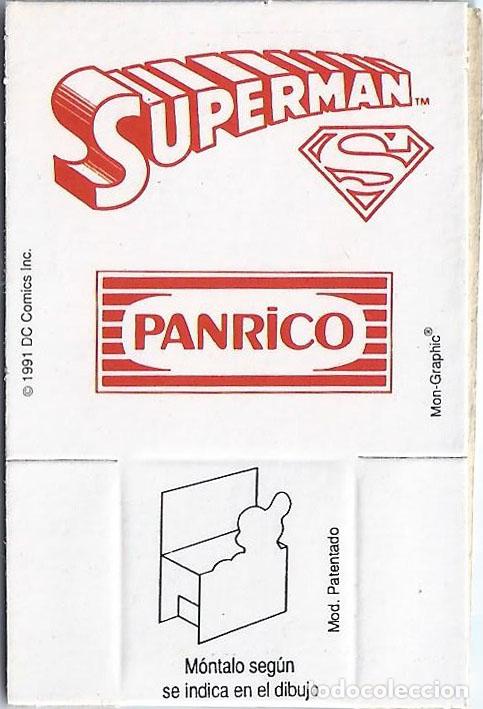 Coleccionismo cromos antiguos: Superman - DC Comics - Panrico (1991) - Foto 2