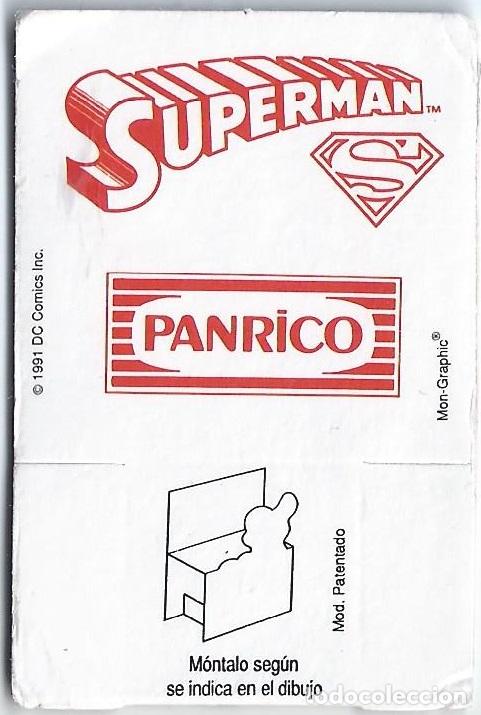 Coleccionismo cromos antiguos: Superman - DC Comics - Panrico (1991) - Foto 2