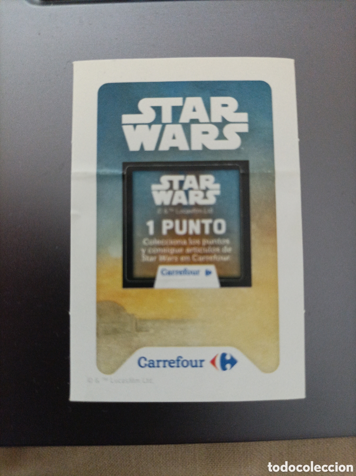 Coleccionismo cromos antiguos: STAR WARS CARREFOUR 1 PUNTO - Foto 1