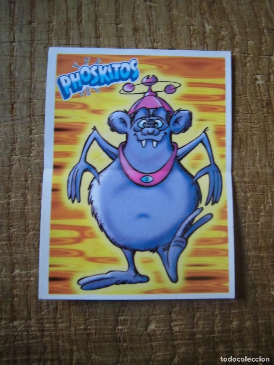 Coleccionismo Cromos antiguos: CROMO GALACTIC FLASH CON VALE EN LA TRASERA PHOSKITOS 1997