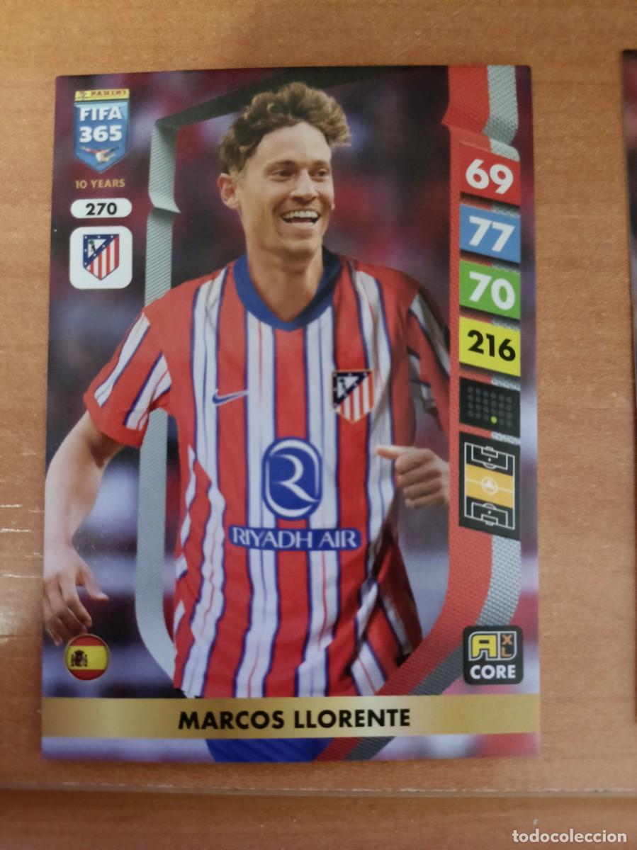 Coleccionismo Cromos antiguos: marcos llorente, adrenalyn fifa 2025