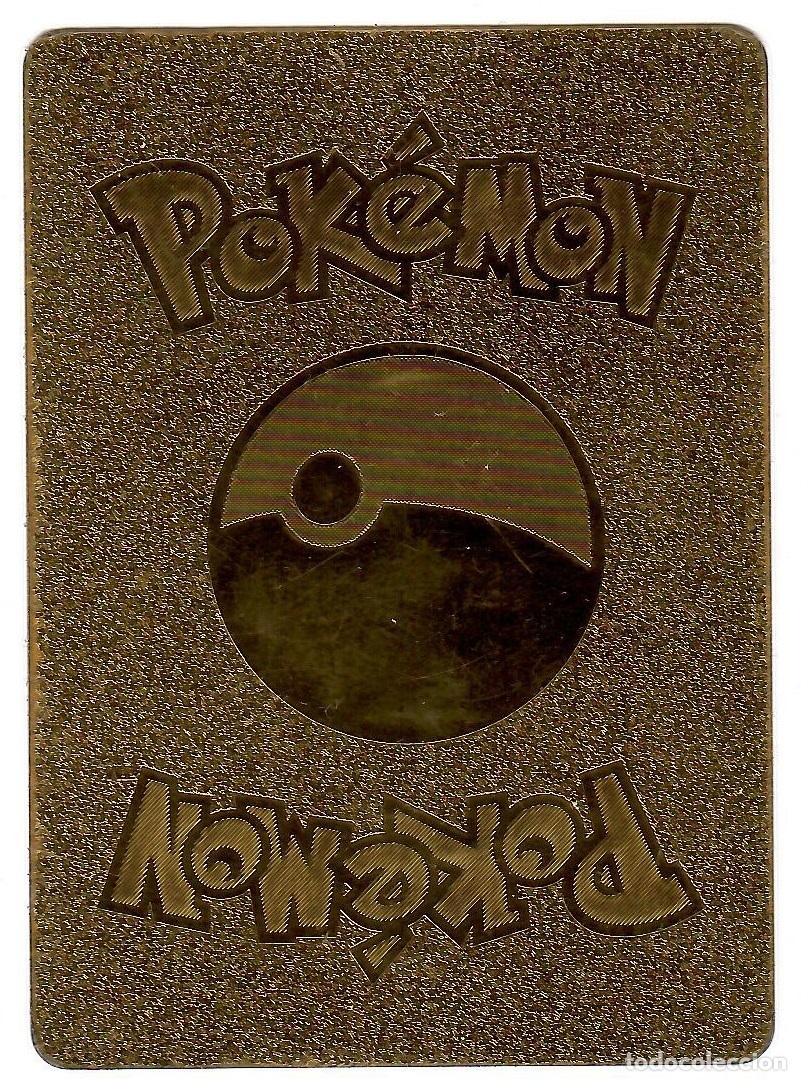 Coleccionismo cromos antiguos: Cromo dorado Pokemon: Card Charizard Vmax - Foto 2