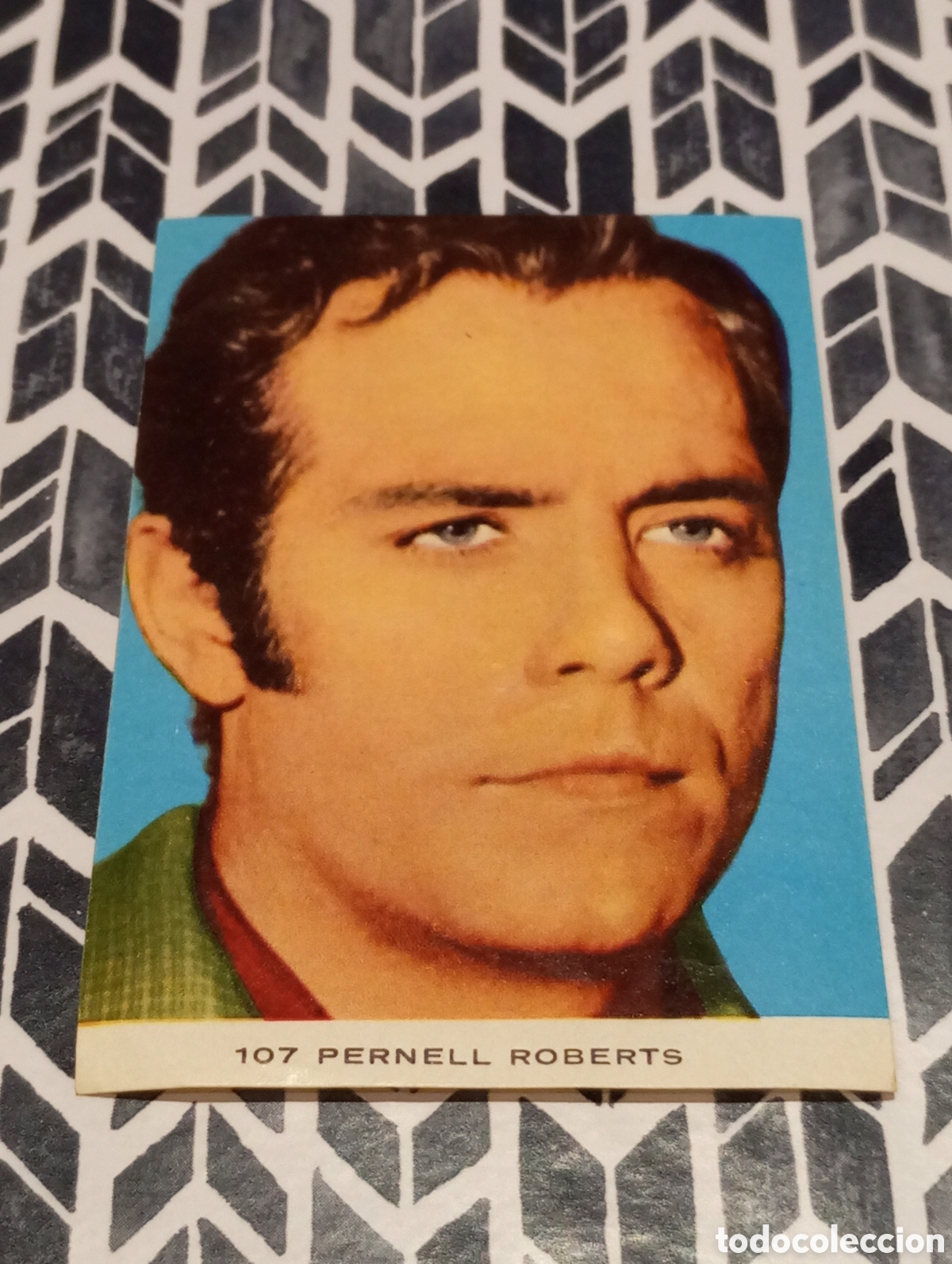 Collezionismo Figurine antiche: 107 PERNELL ROBERTS ESTRELLA DEL CINE Y TV 1964 SIN PEGAR