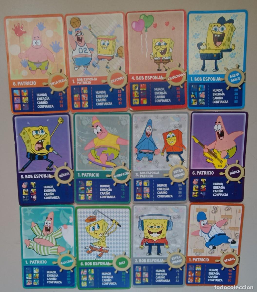 Coleccionismo cromos antiguos: Lote 30 cartas bob esponja - Foto 3