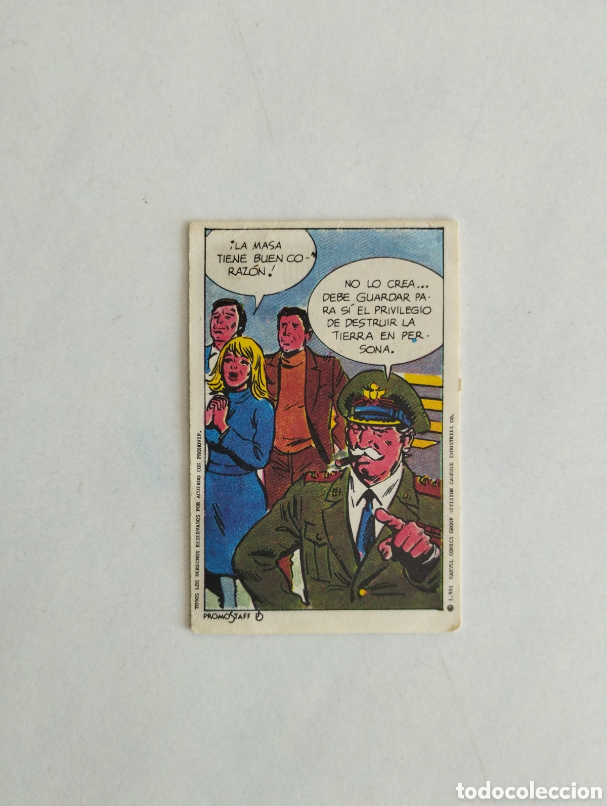 Coleccionismo cromos antiguos: CROPAN MINI COMIC EL INCREIBLE HULK N&deg;15 MARVEL - Foto 2