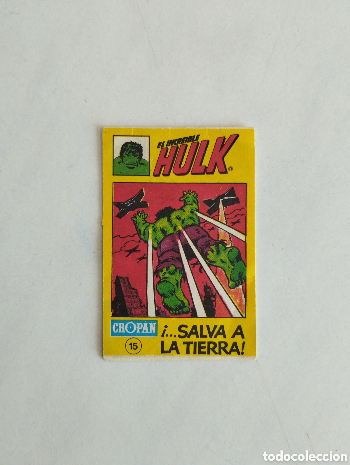 Coleccionismo cromos antiguos: CROPAN MINI COMIC EL INCREIBLE HULK N&deg;15 MARVEL - Foto 1