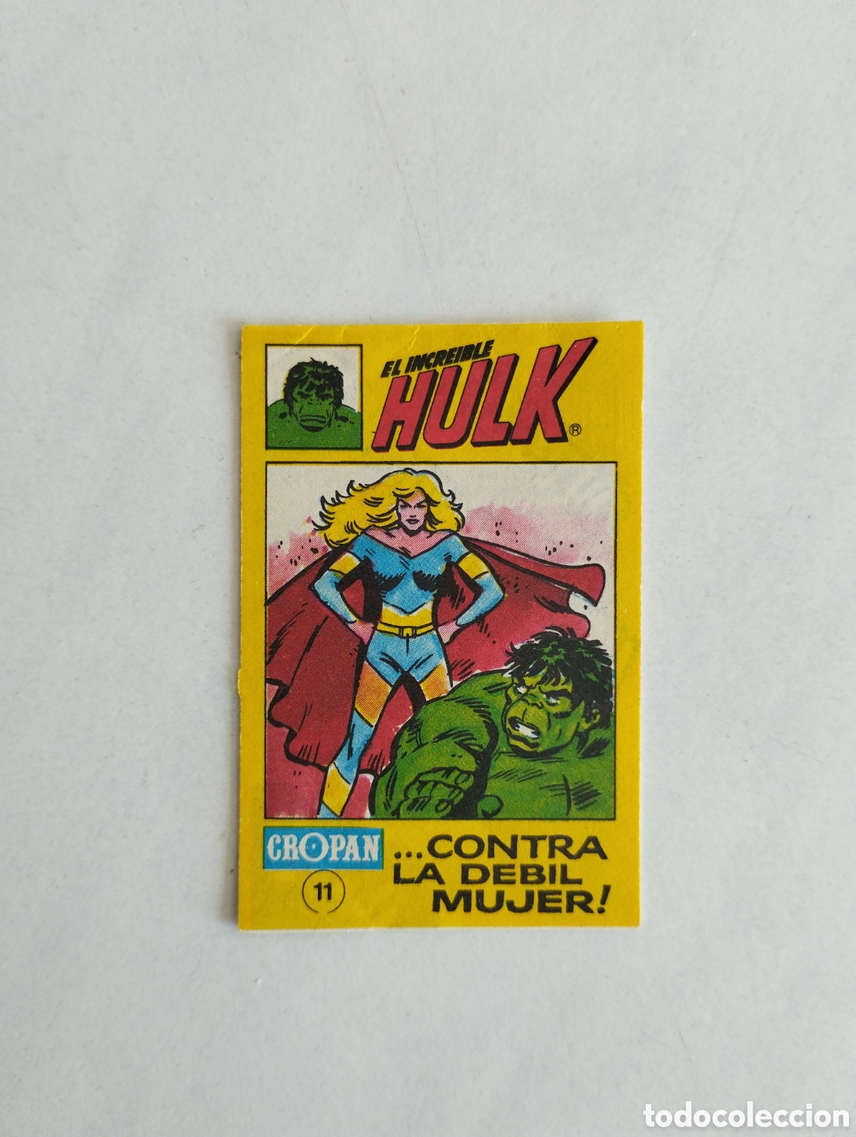 Coleccionismo cromos antiguos: CROPAN MINI COMIC EL INCREIBLE HULK N&deg;11 MARVEL - Foto 1