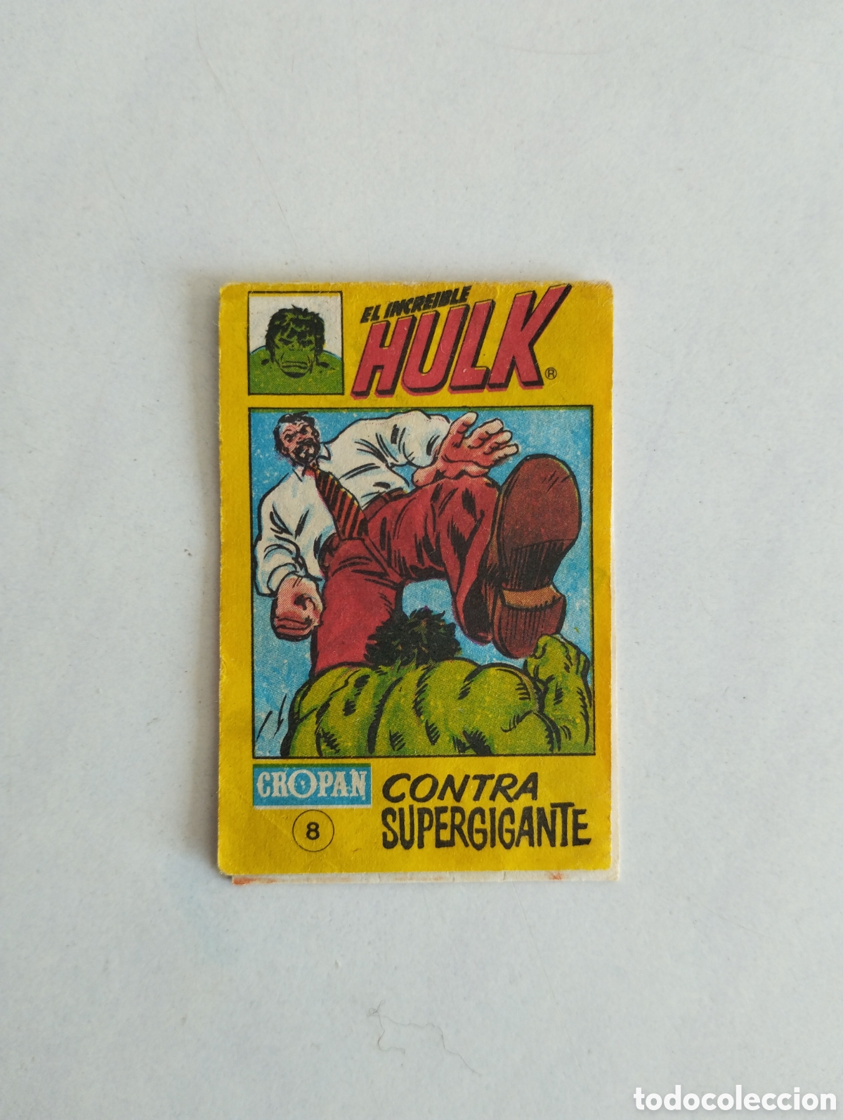 Coleccionismo cromos antiguos: CROPAN MINI COMIC EL INCREIBLE HULK N&deg;8 MARVEL - Foto 1