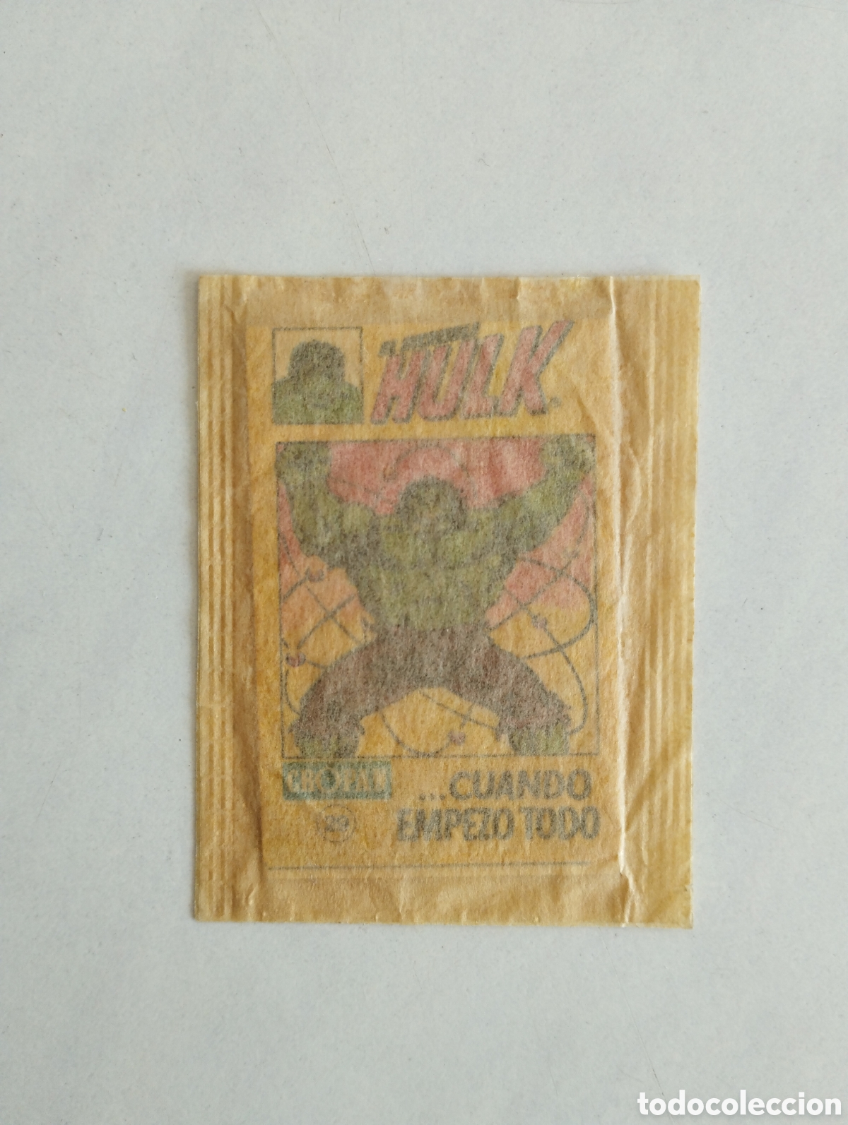 Coleccionismo cromos antiguos: CROPAN MINI COMIC EL INCREIBLE HULK N&deg;29 CON ENVOLTORIO SIN ABRIR MARVEL - Foto 1