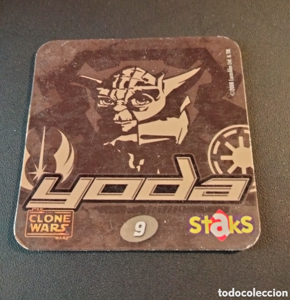 Coleccionismo cromos antiguos: STAKS STAR WARS THE CLONE WARS # 9 A&Ntilde;O 2008 PANINI - Foto 1