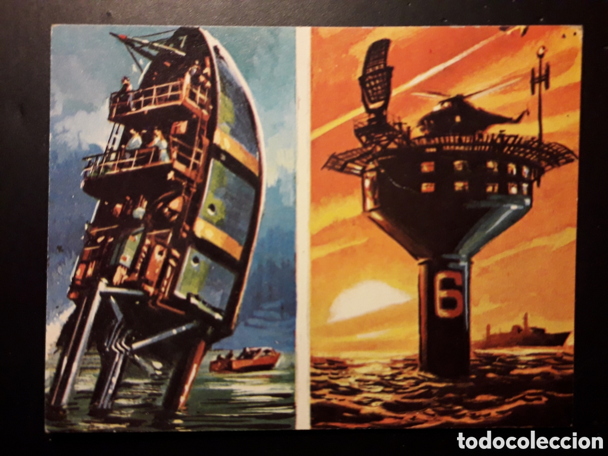 Colecionismo Cromos antigos: TORRES MOVIBLES EL MUNDO SUBMARINO N&deg; 198 PRODUCCIONES EDITORIALES 1973 SIN PEGAR PEDIDO M&Iacute;NIMO 3&euro;.