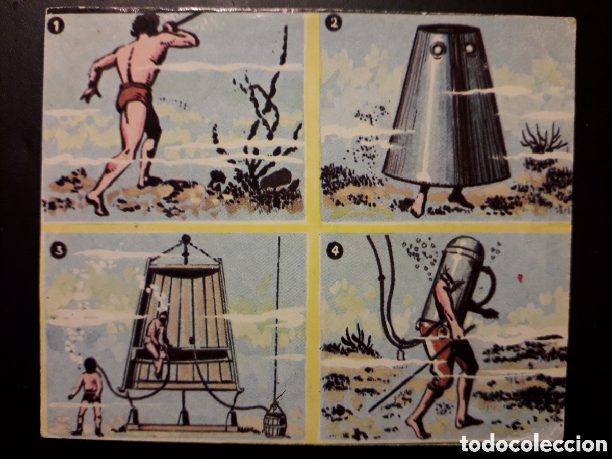 Colecionismo Cromos antigos: CAMPANAS EL MUNDO SUBMARINO N&deg; 200 PRODUCCIONES EDITORIALES 1973 SIN PEGAR PEDIDO M&Iacute;NIMO 3&euro;