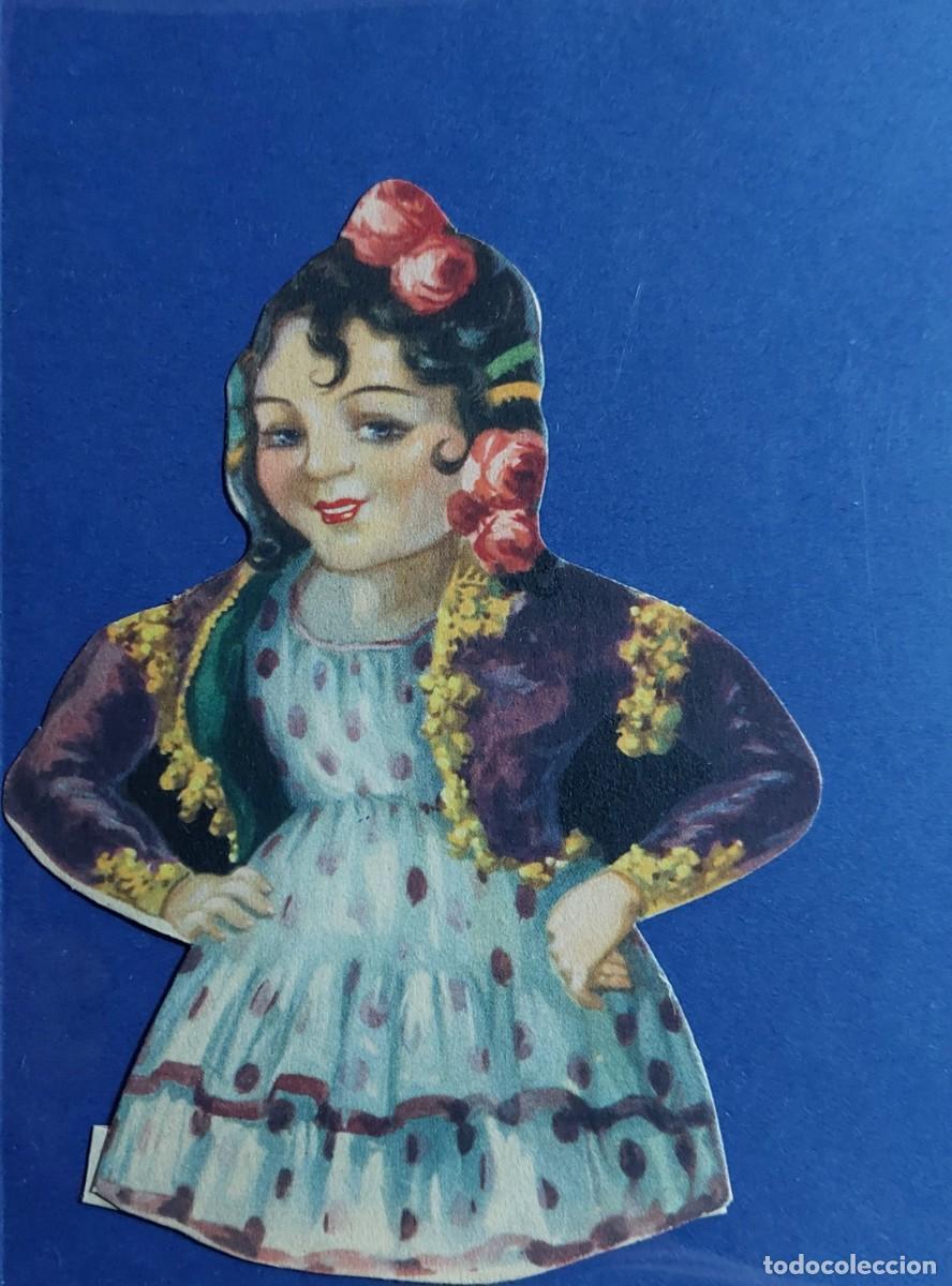 Coleccionismo cromos antiguos: LOTE DE 2 CROMOS TROQUELADOS (ANDALUCIA ) pareja de baile
