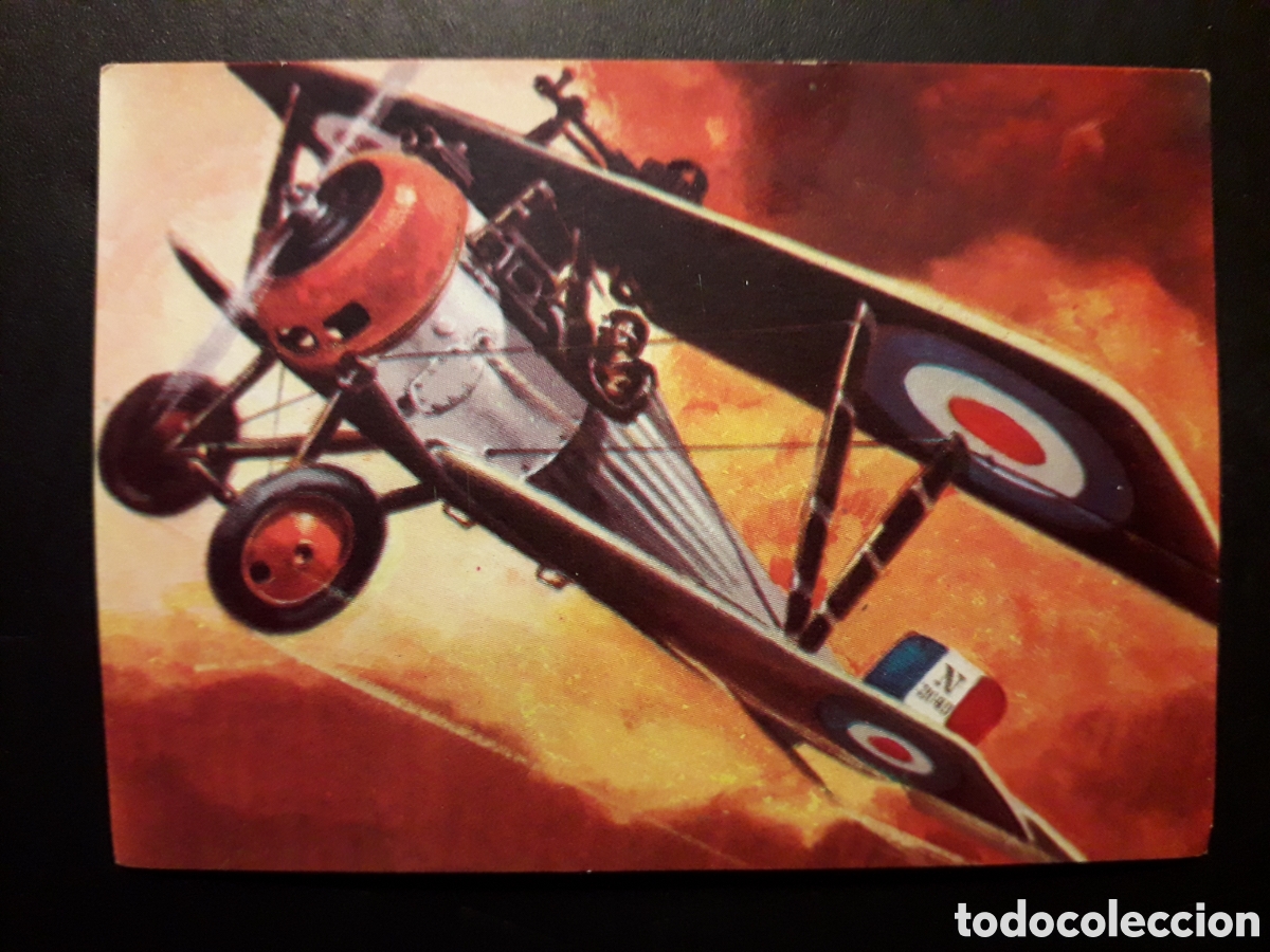 Collectionnisme Cartes &agrave; collectionner anciennes: AVI&Oacute;N DE CAZA HISTORIA DE LA LOCOMOCI&Oacute;N ED PEKI 1967 N&deg; 104 SIN PEGAR, PEDIDO M&Iacute;NIMO 3&euro;