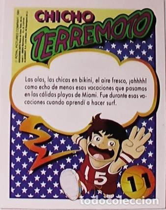 Coleccionismo cromos antiguos: CHICHO TERREMOTO N&ordm; 11 CHICHO EDICIONES ESTE 1991 - Foto 2