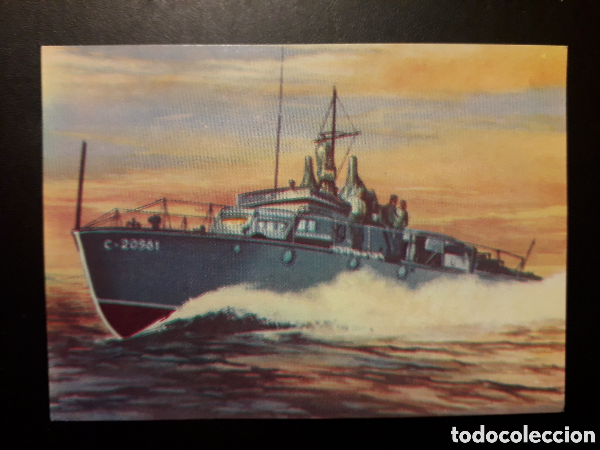 Collectionnisme Cartes &agrave; collectionner anciennes: LANCHA R&Aacute;PIDA, HISTORIA DE LA LOCOMOCI&Oacute;N ED PEKI 1967 N&deg; 68 SIN PEGAR, PEDIDO M&Iacute;NIMO 3&euro;