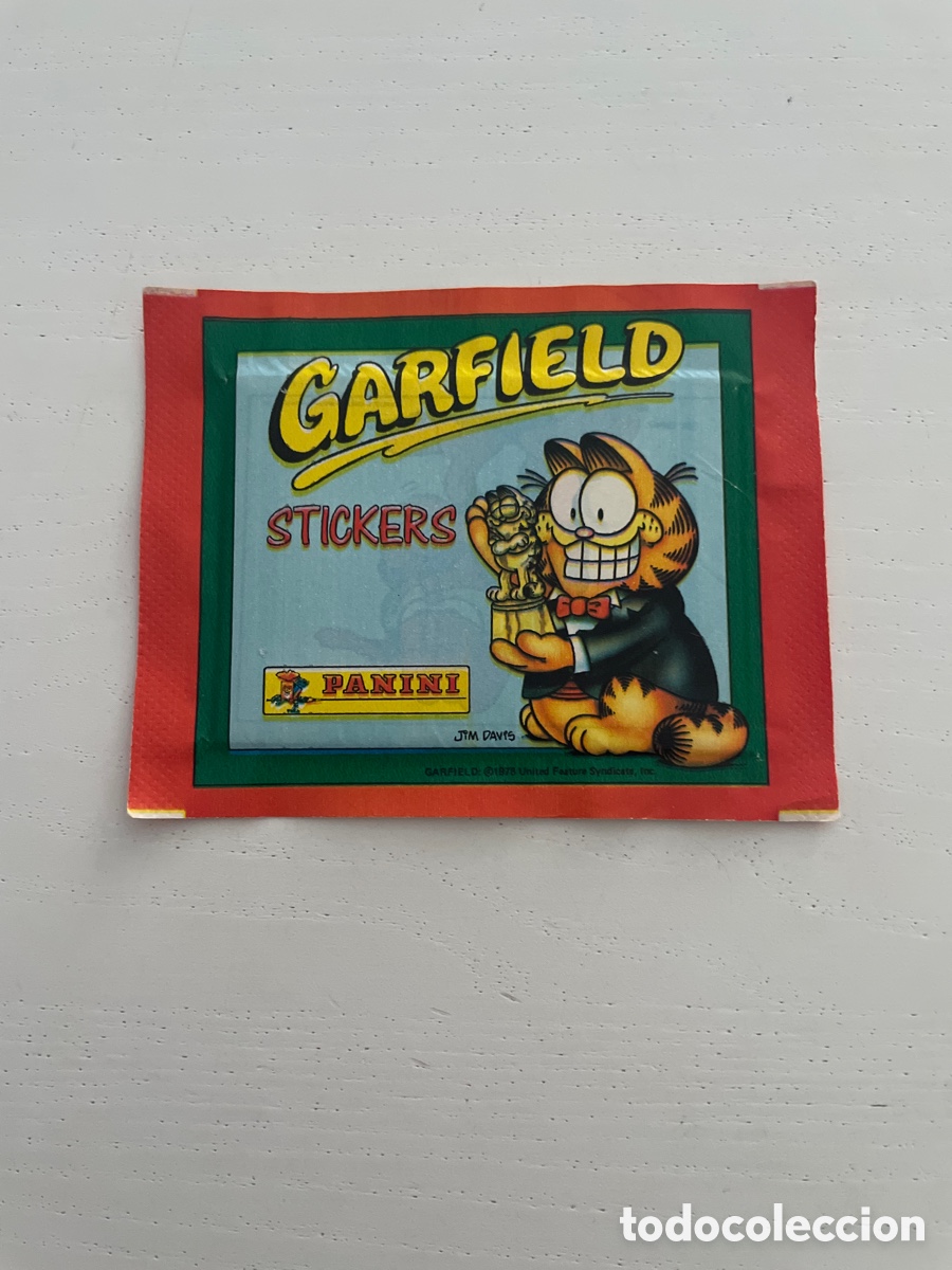 Coleccionismo cromos antiguos: Sobre de cromos sin abrir GARFIELD - Foto 1