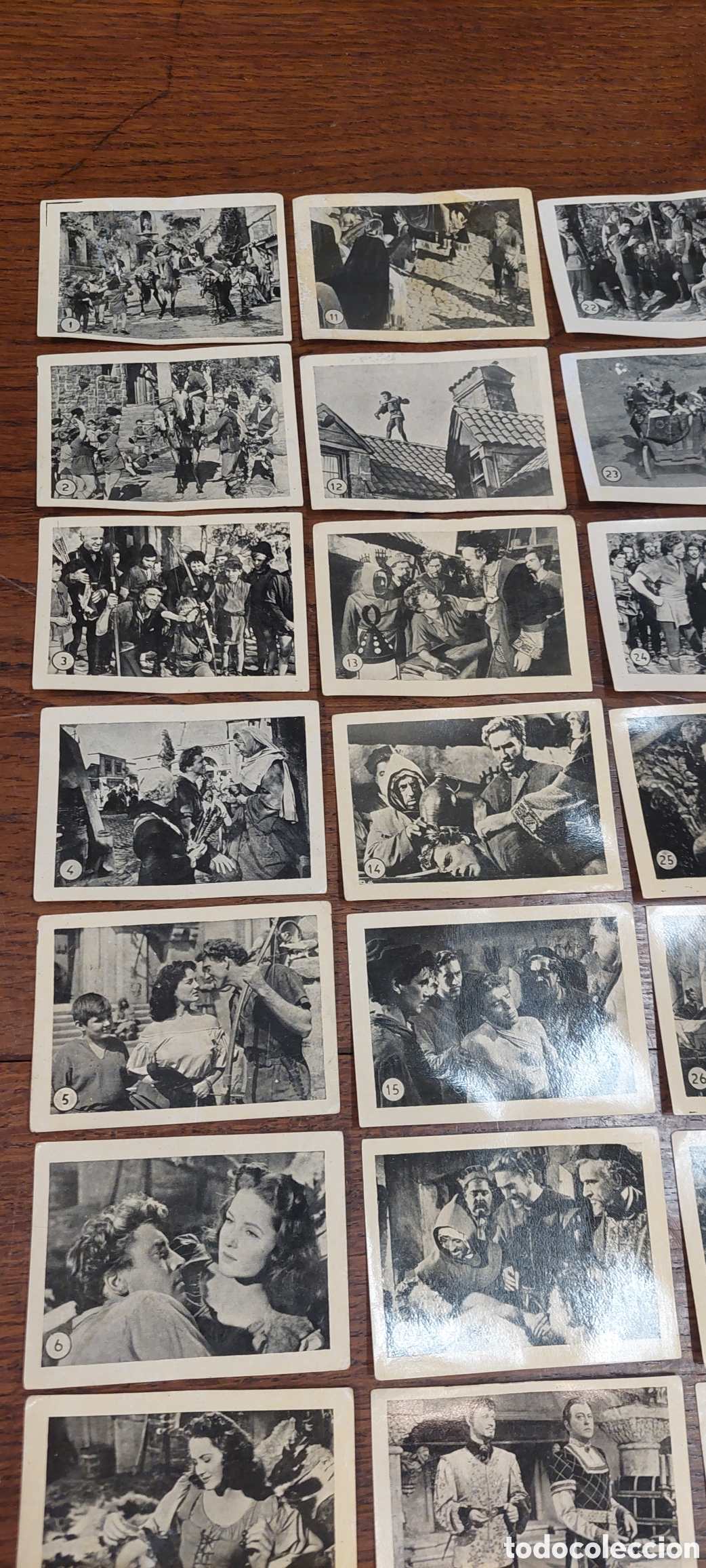 Coleccionismo cromos antiguos: 1951 - cromos &rdquo;El Halc&oacute;n y la Flecha&rdquo; - Ediciones Cliper (Burt Lancaster) - Foto 2