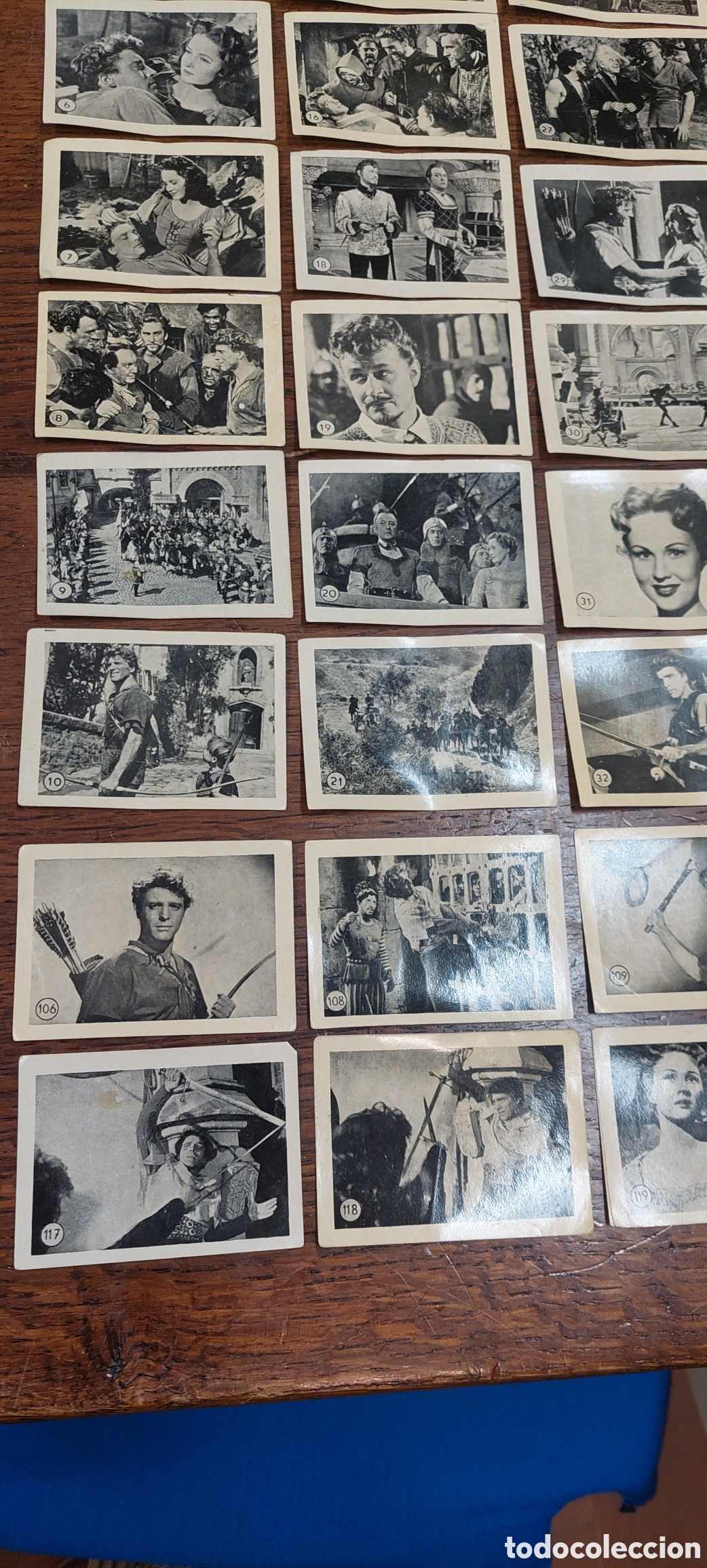 Coleccionismo cromos antiguos: 1951 - cromos &rdquo;El Halc&oacute;n y la Flecha&rdquo; - Ediciones Cliper (Burt Lancaster) - Foto 3