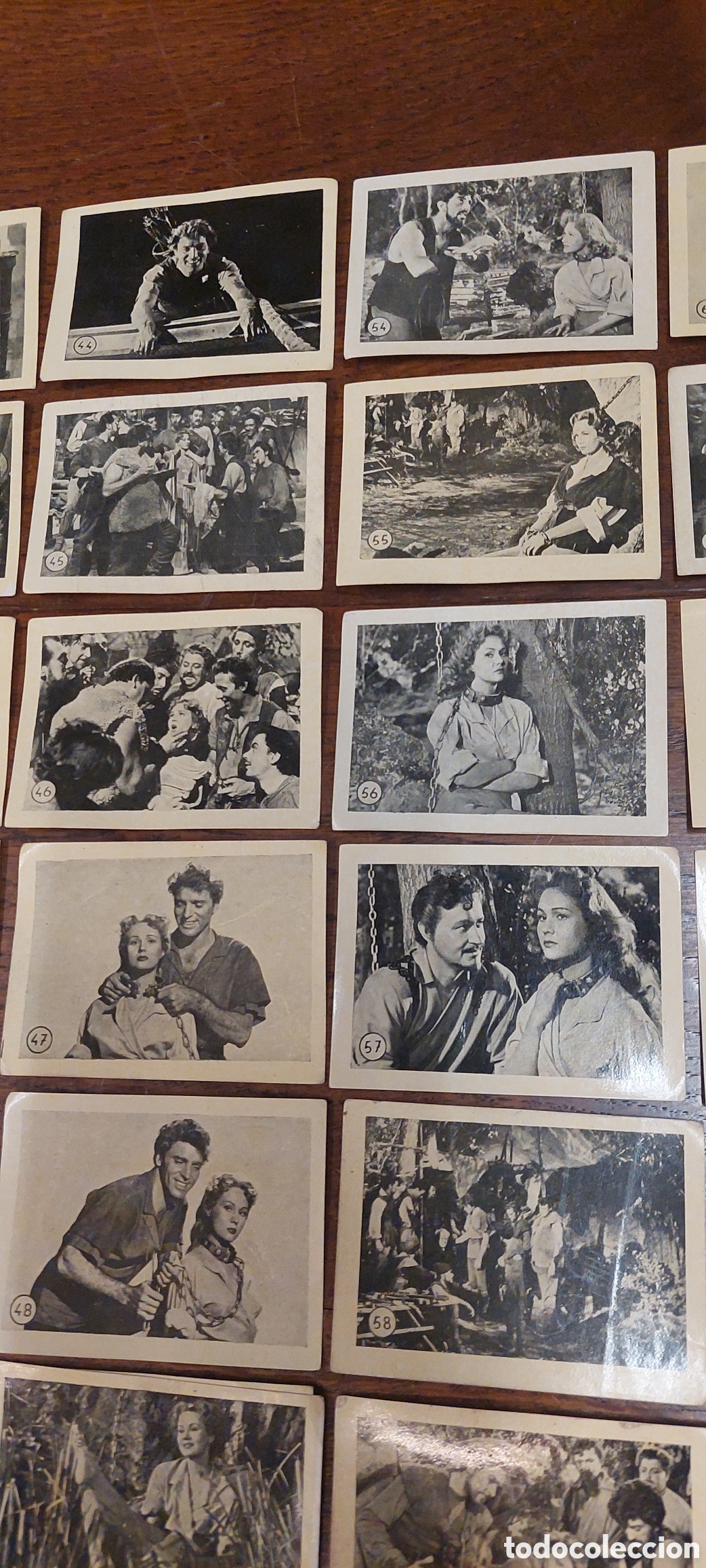 Coleccionismo cromos antiguos: 1951 - cromos &rdquo;El Halc&oacute;n y la Flecha&rdquo; - Ediciones Cliper (Burt Lancaster) - Foto 6