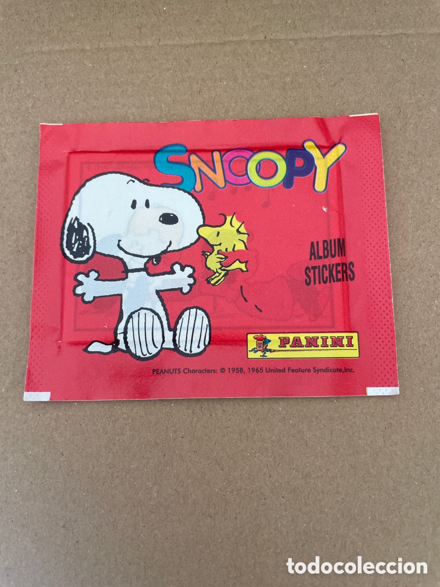 Coleccionismo cromos antiguos: Sobre de cromos sin abrir SNOOPY - Foto 1