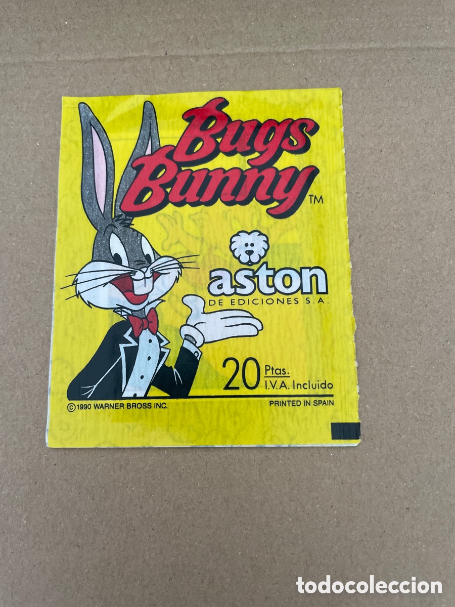 Coleccionismo cromos antiguos: Sobre de cromos sin abrir BUGS BUNNY - Foto 1