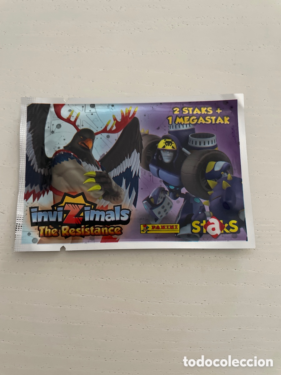 Coleccionismo cromos antiguos: Sobre de STAKS sin abrir INVIZIMALS - Foto 1