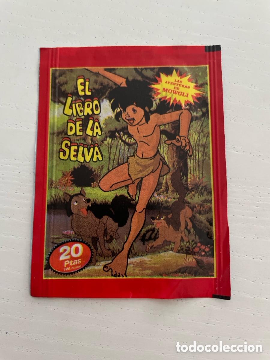 Coleccionismo cromos antiguos: Sobre de cromos sin abrir EL LIBRO DE LA SELVA - Foto 1