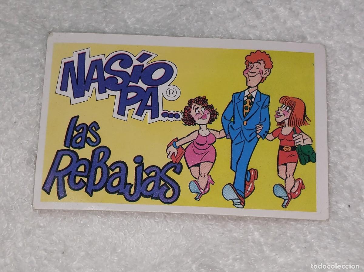 Coleccionismo Cromos antiguos: PANRICO BIMBOCAO : ANTIGUO CROMO N&ordm; 22 NASIO PA LAS REBAJAS - CAMISETA MAGICA SIN PEGAR A&Ntilde;OS 90